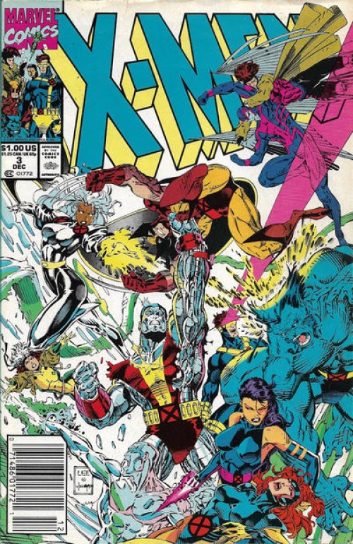 X-Men #3 (1991) newsstand edition