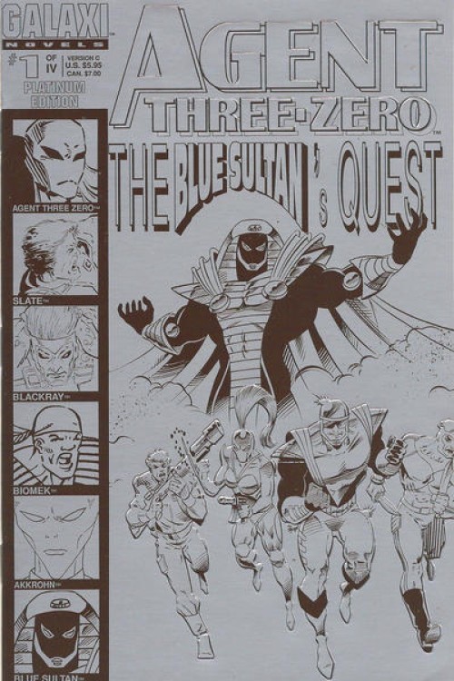 Agent Three-Zero The Blue Sultans Quest #1 (1994) variant