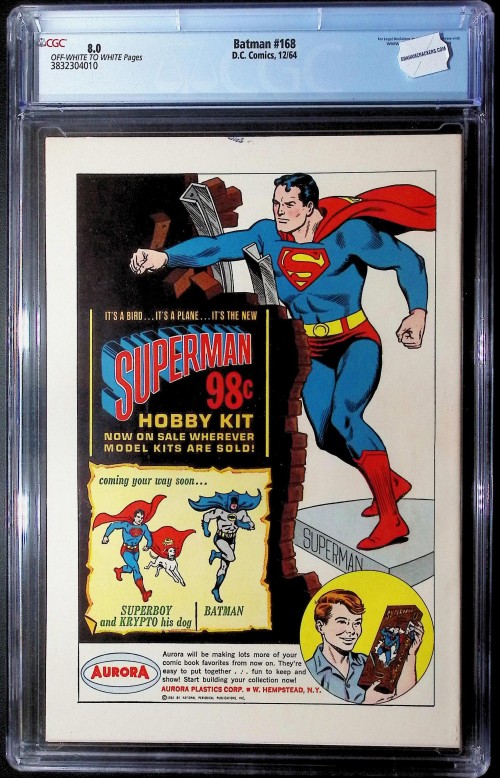 Batman #168 (1940) CGC 8.0