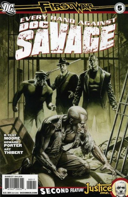 Doc Savage #5 (2010) cover a