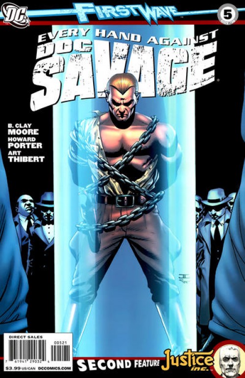 Doc Savage #5 (2010) cover b cassaday variant