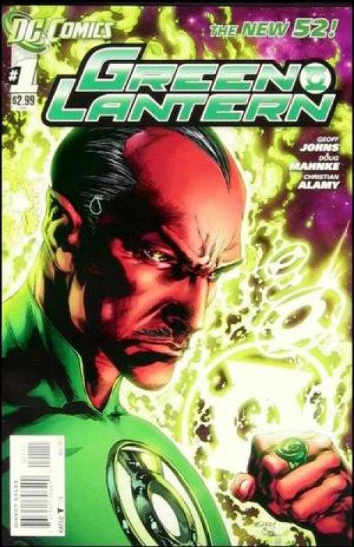 Green Lantern #1 (2011) teardrop variant