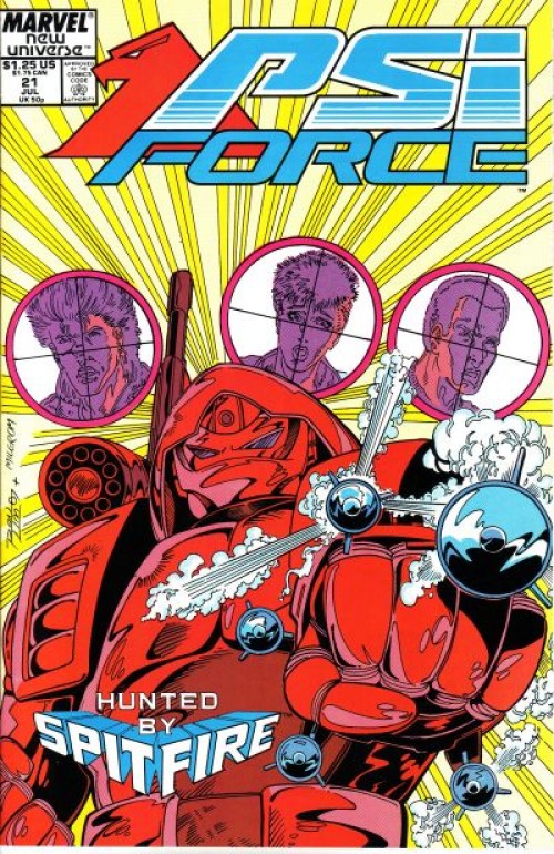 Psi Force #21 (1986)