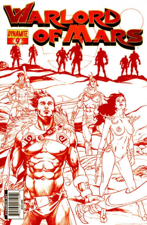 Warlord of Mars #9 (2010) red cover