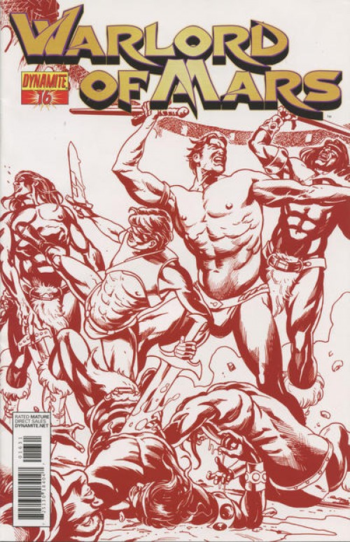 Warlord of Mars #16 (2010) red cover