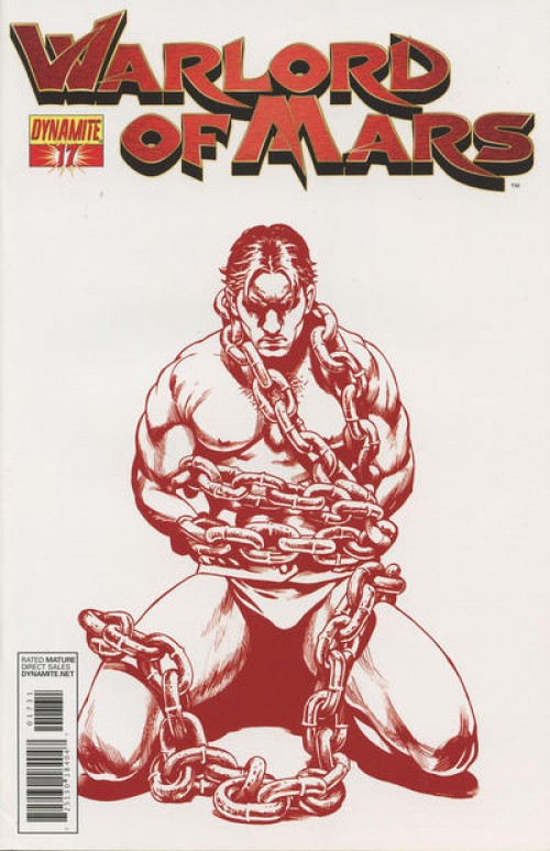 Warlord of Mars #17 (2010) red variant