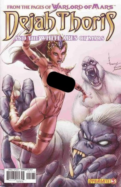 Dejah Thoris & the White Apes of Mars #3 (2012) garza risque variant