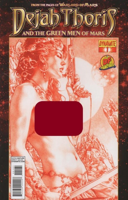 Dejah Thoris and Green Men of Mars #1 (2013) df risque cover