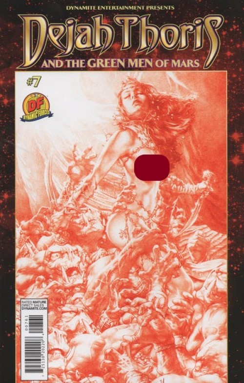 Dejah Thoris and Green Men of Mars #7 (2013) df risque cover