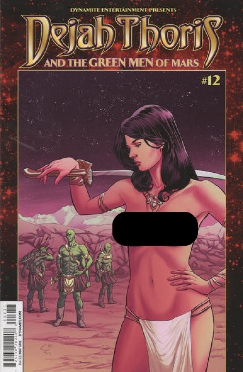 Dejah Thoris and Green Men of Mars #12 (2013) rafael risque cover