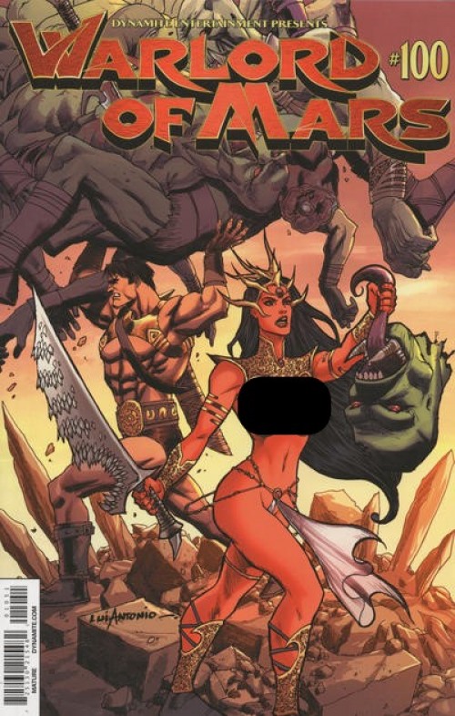 Warlord of Mars #100 (2010) antonio risque cover