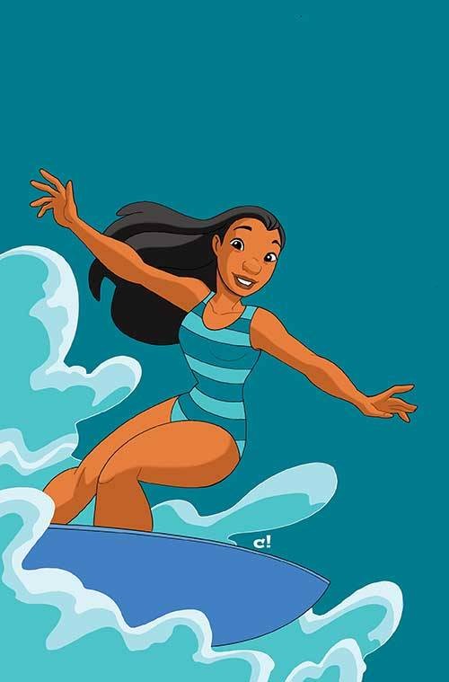 Lilo And Stitch #6 (2024) cover e rousseau color bleed virgin variant