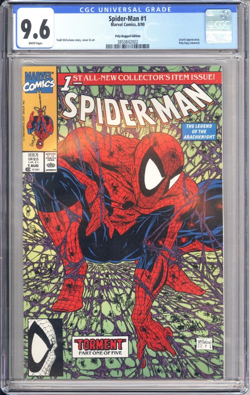 Spider-Man #1 (1990) regular edition CGC 9.6