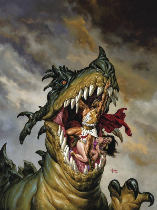 Savage Sword Of Conan #5 (2024) cover c jusko virgin variant