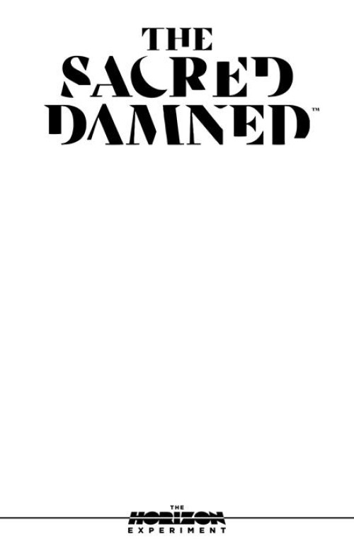 Sacred Damned #1 cover d blank sketch variant