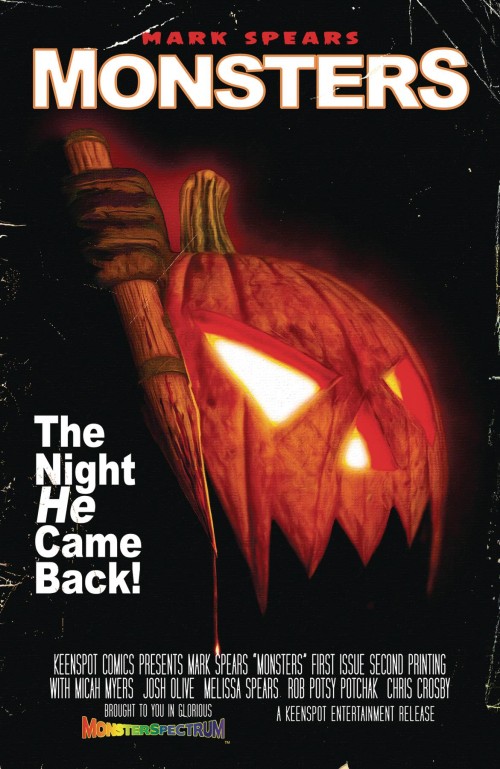 Mark Spears Monsters #1 second print spears variant