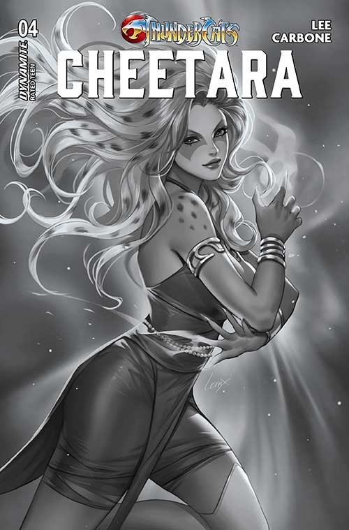 Thundercats Cheetara #4 cover n leirix b&w variant