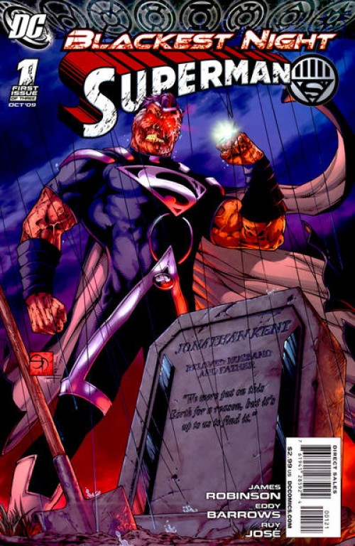Blackest Night Superman #1 (2009) variant