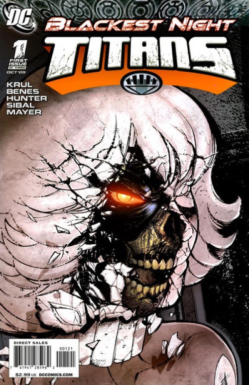 Blackest Night Titans #1 (2009) haberlin incentive