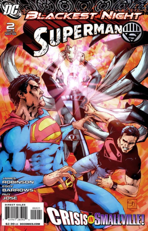 Blackest Night Superman #2 (2009) Davis variant