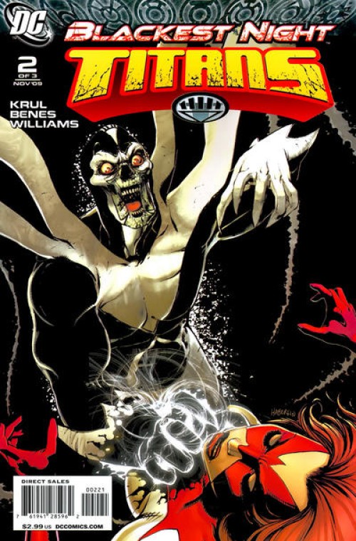 Blackest Night Titans #2 (2009) Haberlin var.
