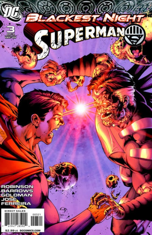 Blackest Night Superman #3 (2009) variant
