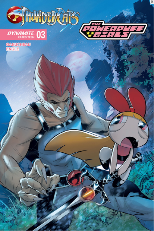 Thundercats Powerpuff Girls #3 (2025) cover e baldari