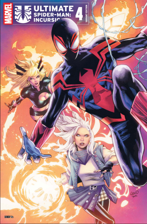 Ultimate Spider-Man Incursion #4 (2025) land variant