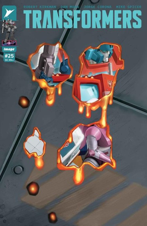 Transformers #25 (2023) cover k canete foil die cut variant