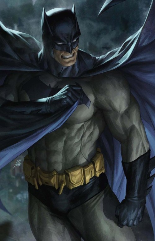 Batman #1 (2025) cover n unsealed blind bag artgerm foil variant