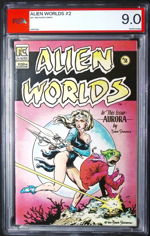 Alien Worlds #2 (1982) PSA 9.0