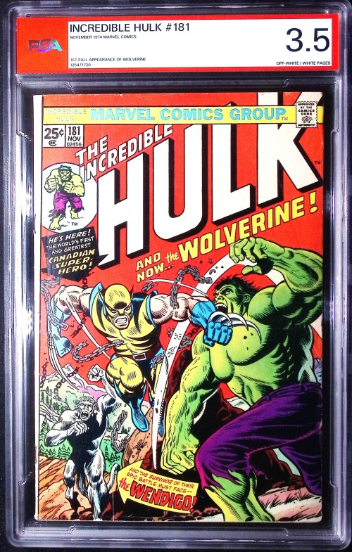 Incredible Hulk #181 (1962) PSA 3.5