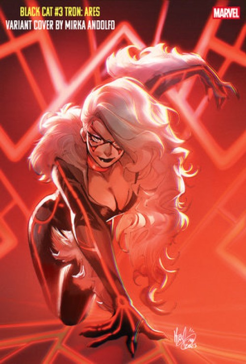 Black Cat #3 (2025) andolfo tron ares variant