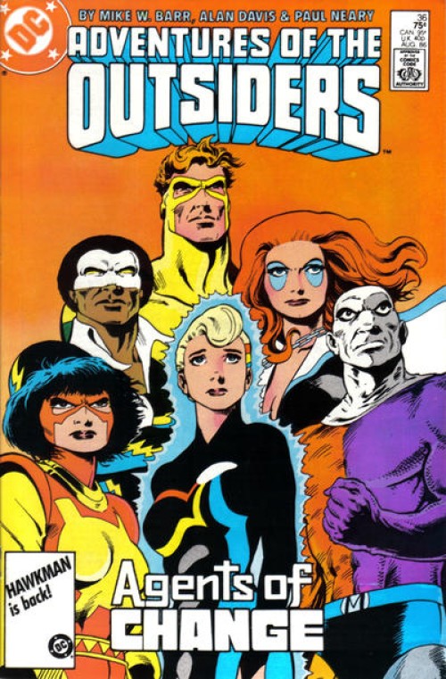 Adventures of the Outsiders #36 (1986)