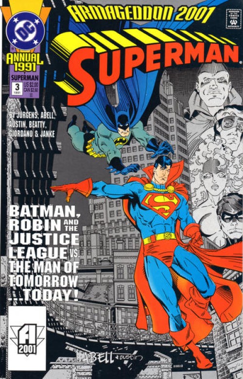 Superman Annual #3 (1991) second print