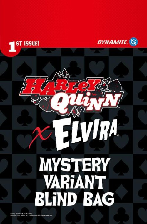 Harley Quinn X Elvira #1 (2025) cover zd blind bag variant