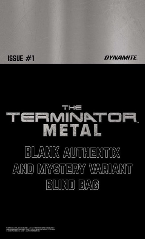 Terminator Metal #1 (2025) cover n blind bag variant