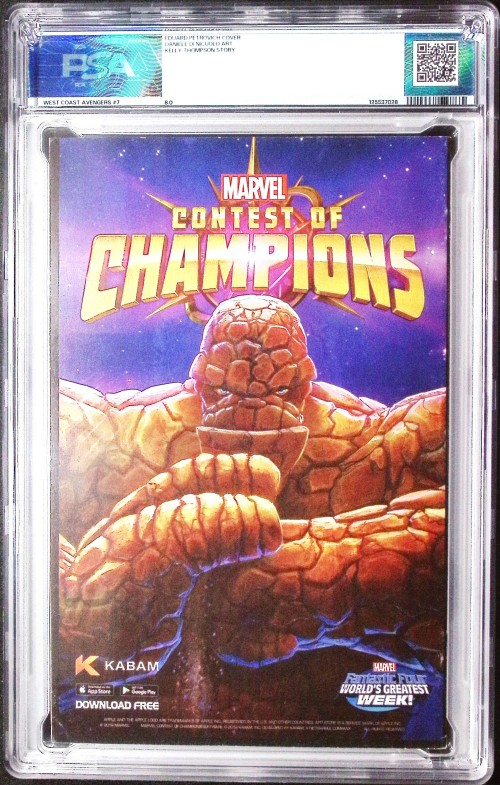 West Coast Avengers #7 (2018) PSA 8.0