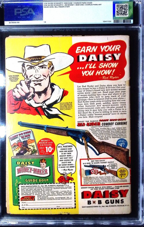 Batman #59 (1940) PSA 1.8