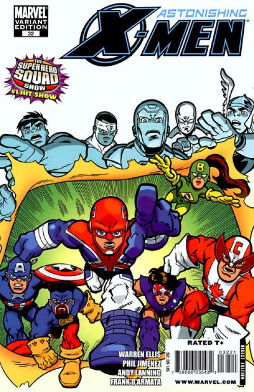 Astonishing X-Men #32 (2004) super hero squad variant