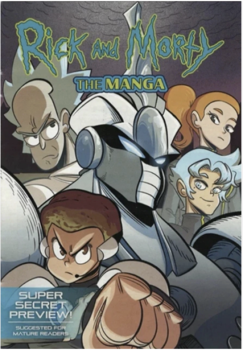Rick And Morty Manga Ashcan #1