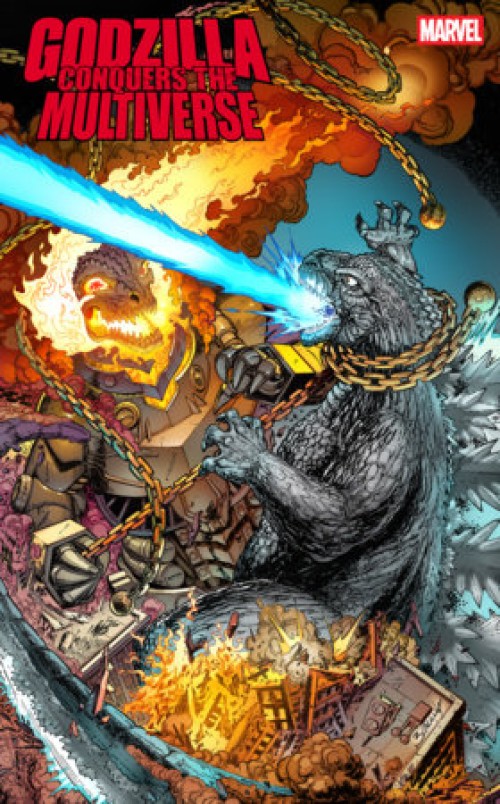 Godzilla Conquers The Multiverse #3 (2026) bagley heisei vs marvel variant