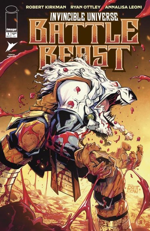 Invincible Universe Battle Beast #1 (2025) tenth print cover c bean variant
