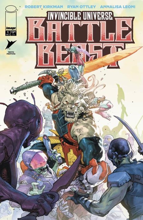 Invincible Universe Battle Beast #1 (2025) tenth print cover d opena variant