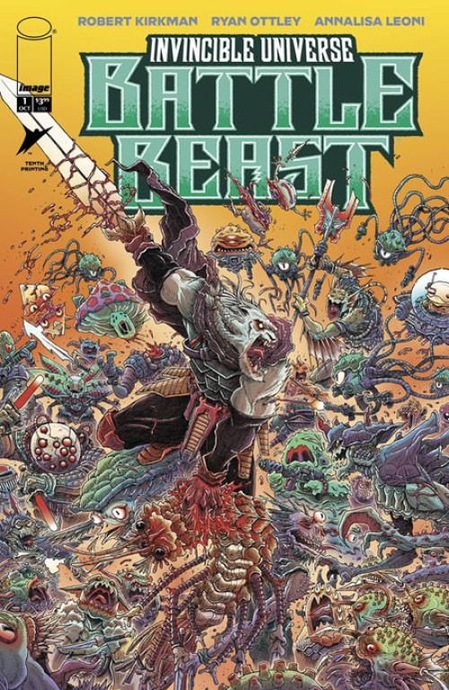 Invincible Universe Battle Beast #1 (2025) tenth print cover g stokoe variant