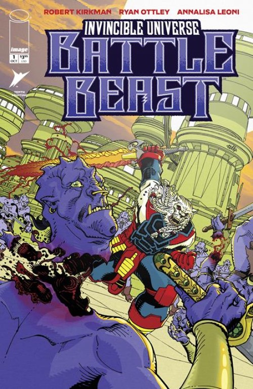 Invincible Universe Battle Beast #1 (2025) tenth print cover h hamner variant