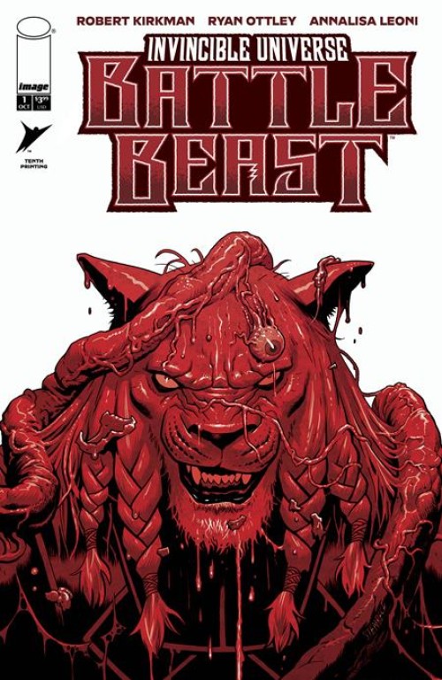 Invincible Universe Battle Beast #1 (2025) tenth print cover i stenbeck variant