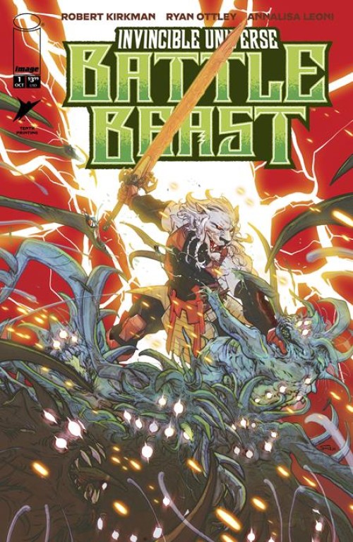 Invincible Universe Battle Beast #1 (2025) tenth print cover j di giandomenico variant