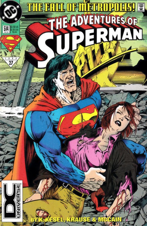 Adventures of Superman #514 (1987) dcu variant