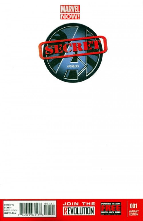 Secret Avengers #1 (2013 Series) Blank variant